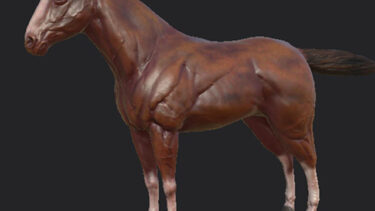 3DCGで作られた馬